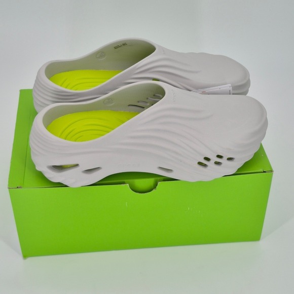 Crocs Echo Wave Clogs Atmosphere Gray Adult Men\'s Size 10 Slip-On Sandals Shoes main image 6